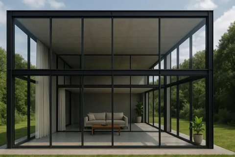 Model Rumah Minimalis Industrial (Foto: ChatGPT)