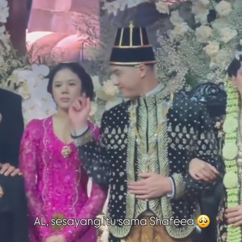 5 Potret Al Ghazali Cium Kening Shafeea di Pelaminan Ngunduh Mantu, Bukti Cinta Kakak ke Adik Ramai Dipuji