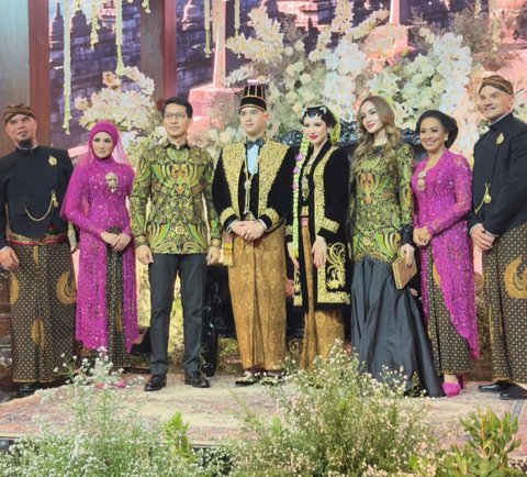 Tanpa Maia Estianty, Potret Mulan Jameela Bersanding dengan Ahmad Dhani di Ngunduh Mantu Al Ghazali