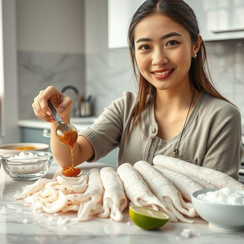 Metode Menghilangkan Bau Amis pada Cumi