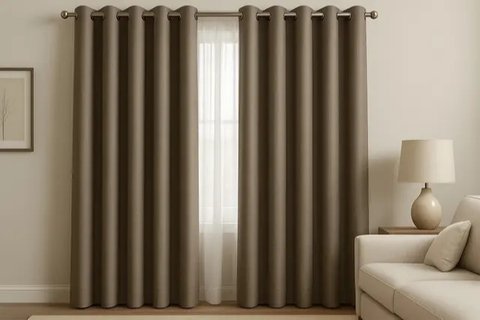 cara memasang gorden Ilustrasi dibuat Stable Diffusion