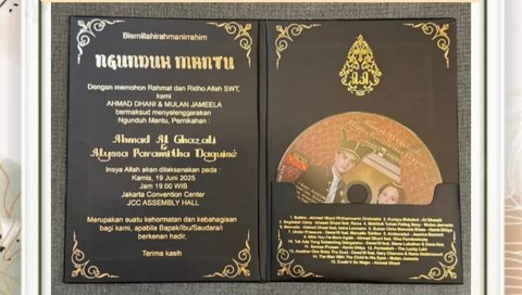 Ahmad Dhani Ngotot Ingin Berdua Maia Estianty, Undangan Ngunduh Mantu Al Ghazali Tertulis Nama Mulan Jameela