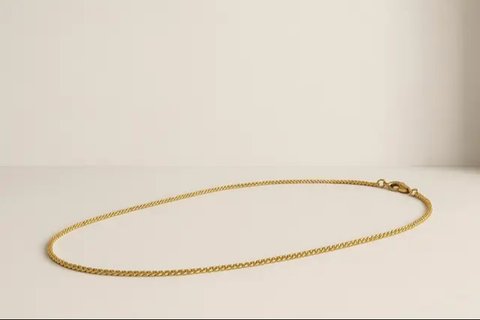 Model Kalung Rantai Emas Panjang