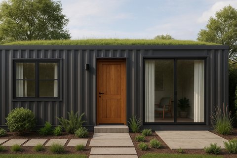 7 Inspirasi Rumah Tanpa Atap Genteng, Tampil Modern dan Anti Mainstream (sumber:AI)