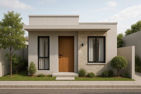 7 Inspirasi Rumah Tanpa Atap Genteng, Tampil Modern dan Anti Mainstream (sumber:AI)