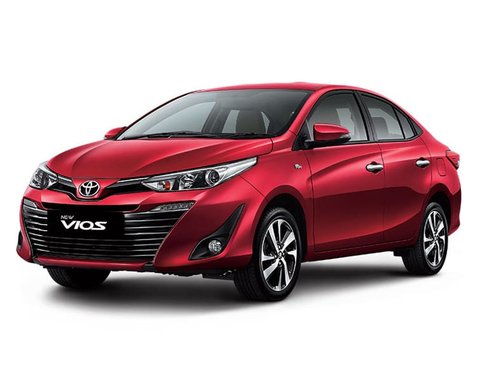 Model lama Toyota Vios dari Toyota Astra Motor.