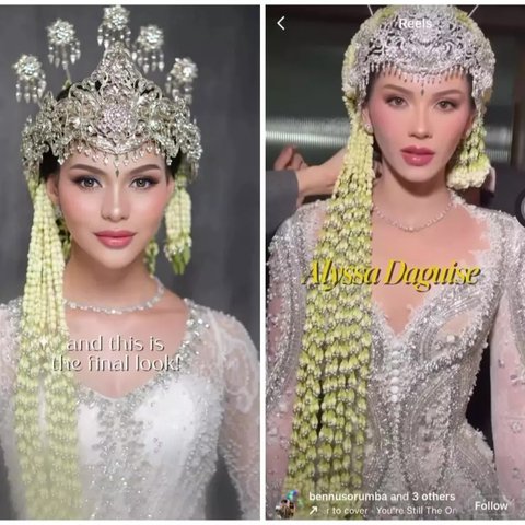 MUA Ini Recreate Makeup Akad Alyssa Daguise yang Super Cantik, Hasilnya Biking Melongo Mirip Banget!