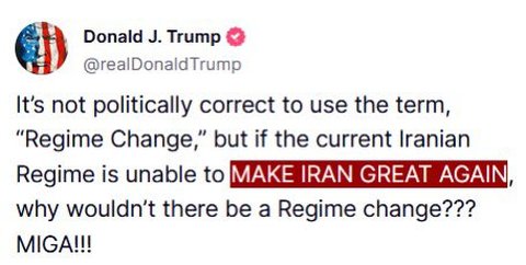 Donald Trump Mencla-mencle, Kemarin Desak Rezim Iran Diganti, Sekarang Balik Menolak