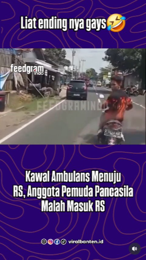 Niat Baik Bantu Buka Jalan Untuk Ambulans, Pria Pakai Baju Ormas Malah Tumbang Ikut Masuk ke IGD Rumah Sakit