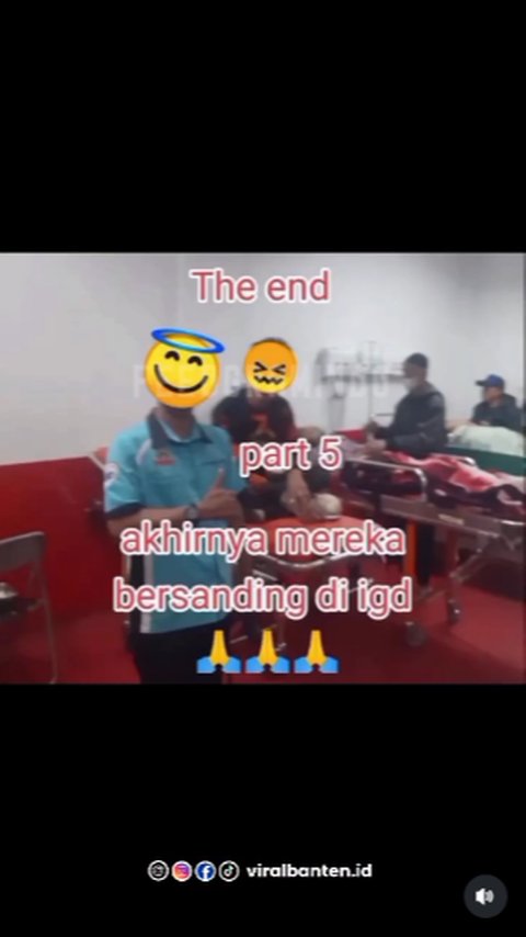 Niat Baik Bantu Buka Jalan Untuk Ambulans, Pria Pakai Baju Ormas Malah Tumbang Ikut Masuk ke IGD Rumah Sakit
