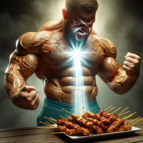 Ilustrasi Daging Kambing dan Vitalitas Pria