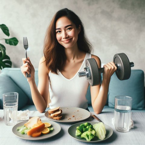 Ilustrasi Makan Setelah Berolahraga