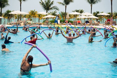 Ilusrasi Water Aerobics