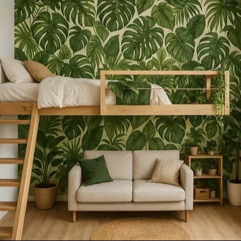 7 Inspirasi Desain Kamar Mezzanine di Rumah Minimalis (sumber: AI)