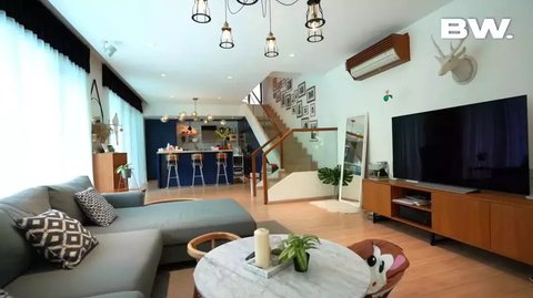 5 Potret Dapur Gisel yang Modern dan Elegan, Bernuansa Serba Biru - Ada Foto Gempi di Dekat Kompor