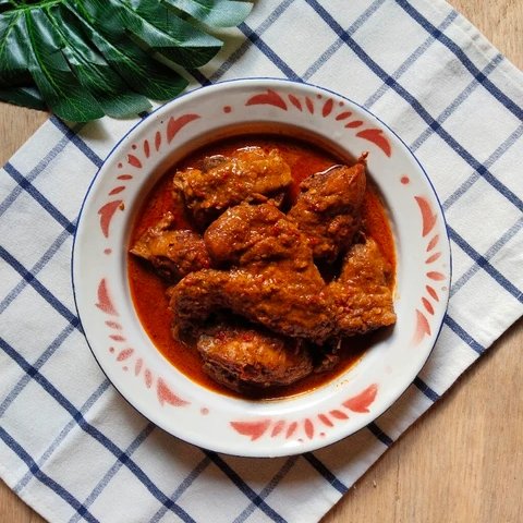 Ilustrasi Rendang Ayam