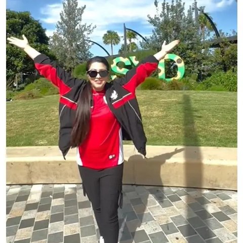 Persiapan Fitri Carlina kawal Timnas Garuda di Australia. (sumber: Instagram/fitricarlina)
