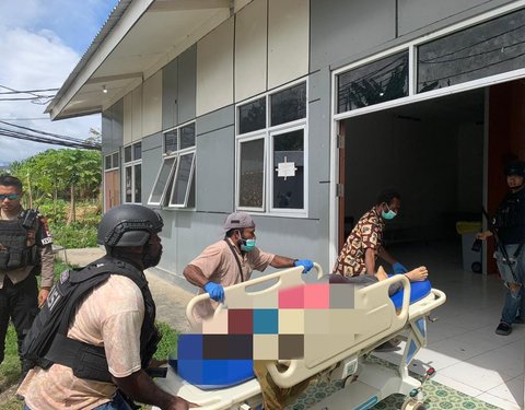 pekerja bangunan ditembak KKB