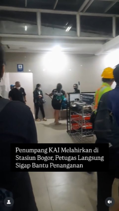 Momen Mendebarkan Seorang Ibu Asal Depok Melahirkan di Stasiun Bogor, Petugas Gerak Cepat Selamatkan ke RS