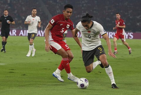 FOTO: Kualifikasi Piala Dunia 2026, Indonesia Kalahkan China 1-0