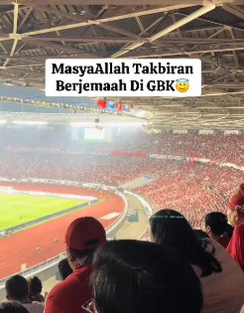 Indonesia Menang Lawan China, Supporter Full Senyum Sampai Takbiran di GBK