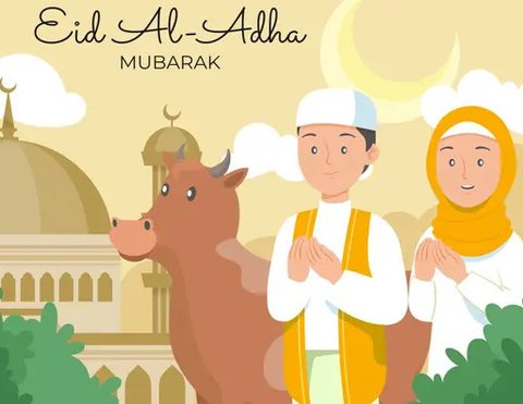 Ilustrasi Iduladha, Idul Adha. (Image by Freepik)