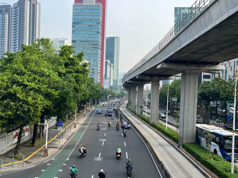 Potret Lengang Jalan di Jakarta Saat Cuti Bersama Iduladha 2025