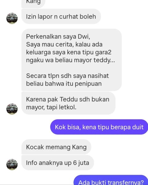 penipu mangaku teddy