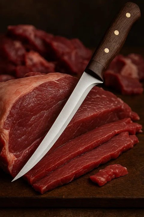 6 Rekomendasi Pisau untuk Memotong Daging Kurban, Tajam dan Nyaman Digunakan (sumber:AI)