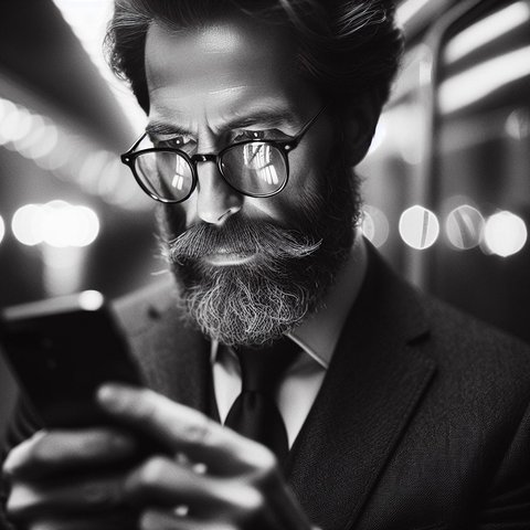 Ilustrasi Menggunakan Smartphone