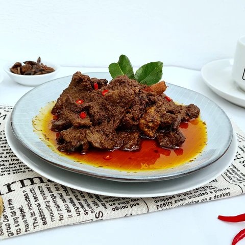 Ilustrasi Rendang Daging