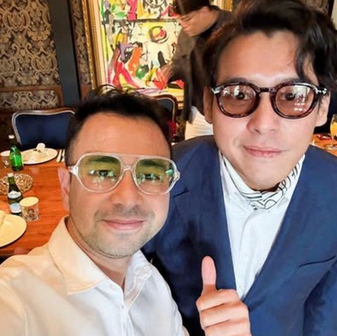 Potret Raffi Ahmad Bertemu dengan Rizky Irmansyah dan Ardhito Pramono, Diskusi Tentang karya Anak Muda