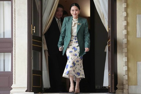 Perdana Menteri Thailand Paetongtarn Shinawatra di Gedung Pemerintah di Bangkok, Thailand, Selasa, (01/07/2025