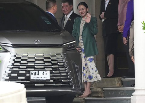 Perdana Menteri Thailand Paetongtarn Shinawatra di Gedung Pemerintah di Bangkok, Thailand, Selasa, (01/07/2025