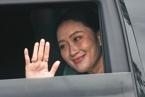 Perdana Menteri Thailand Paetongtarn Shinawatra di Gedung Pemerintah di Bangkok, Thailand, Selasa, (01/07/2025