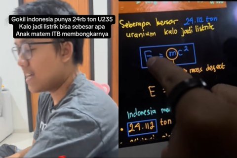 Uranium 24.112 Ton di Kalbar, Alif Jebolan ITB Bongkar Rumus Dijadikan KWH Bisa Terangi Indonesia 76 Tahun Kedepan
