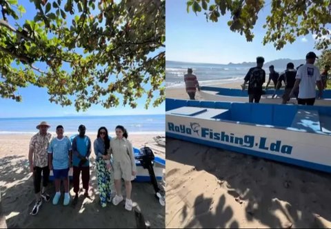 Gaya Liburan Kris Dayanti di Timor Leste