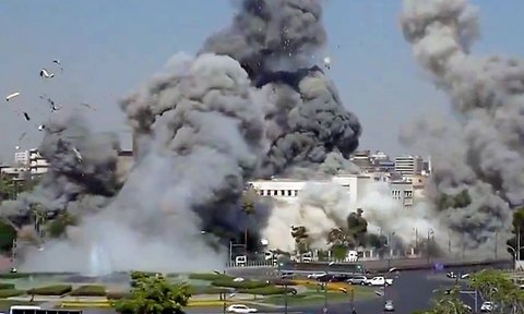 serangan israel ke damaskus