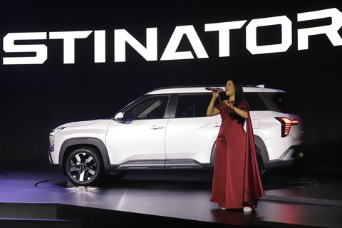 Peluncuran Mitsubishi Destinator di Senayan Park, Jakrta, Kamis (17/07/2025).