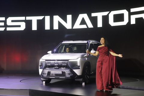 Peluncuran Mitsubishi Destinator di Senayan Park, Jakrta, Kamis (17/07/2025).