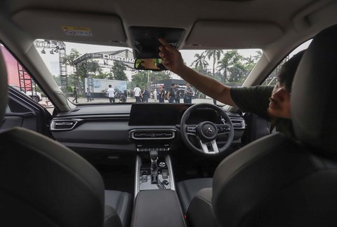 Peluncuran Mitsubishi Destinator di Senayan Park, Jakrta, Kamis (17/07/2025).