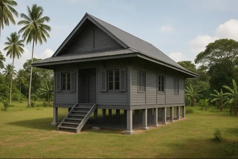 Desain Rumah Tropis