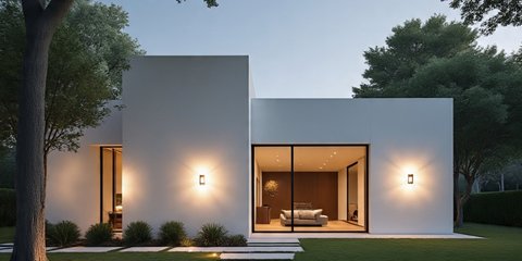 Ilustrasi Desain Rumah Tropis