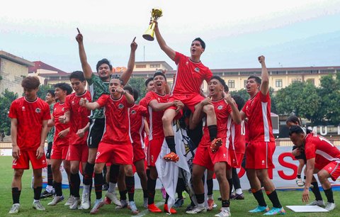 Colossus FC keluar sebagai juara di ajang Celebrity Trofeo Cup 2025 di PTIK Sport Stadium, Jakarta, Sabtu (19/7/2025).