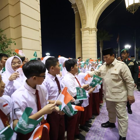 Prabowo disambut pelajar Indonesia di Jeddah