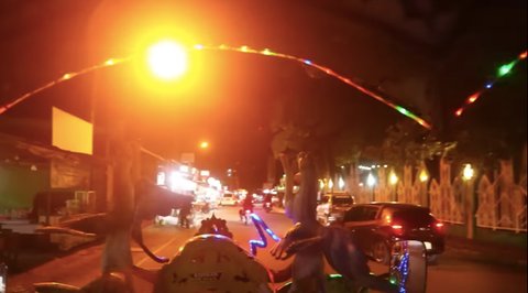 letjen kunto naik odong-odong