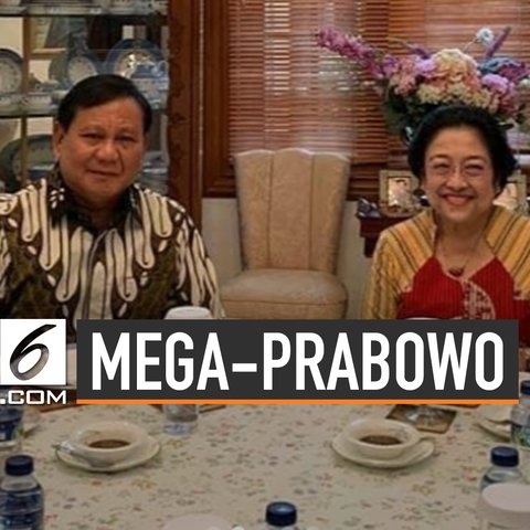 Mega-Prabowo Makan Satu Meja, Ini Potret Pertemuannya
