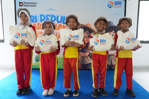 Komitmen BRI dukung pendidikan anak.