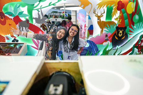 Keseruan Booth Pertamina di GIIAS 2025.