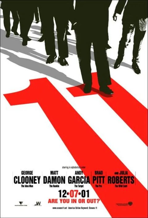 Ocean&rsquo;s Eleven (2001) Film Pencurian Terbaik Sepanjang Masa